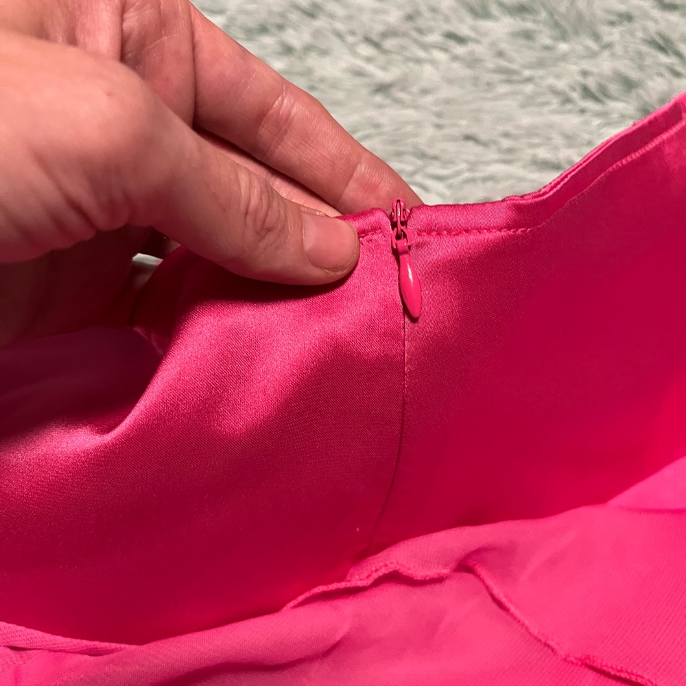 Dolls Kill Current Mood Hot Pink Mini Skirt - Picture 3 of 4